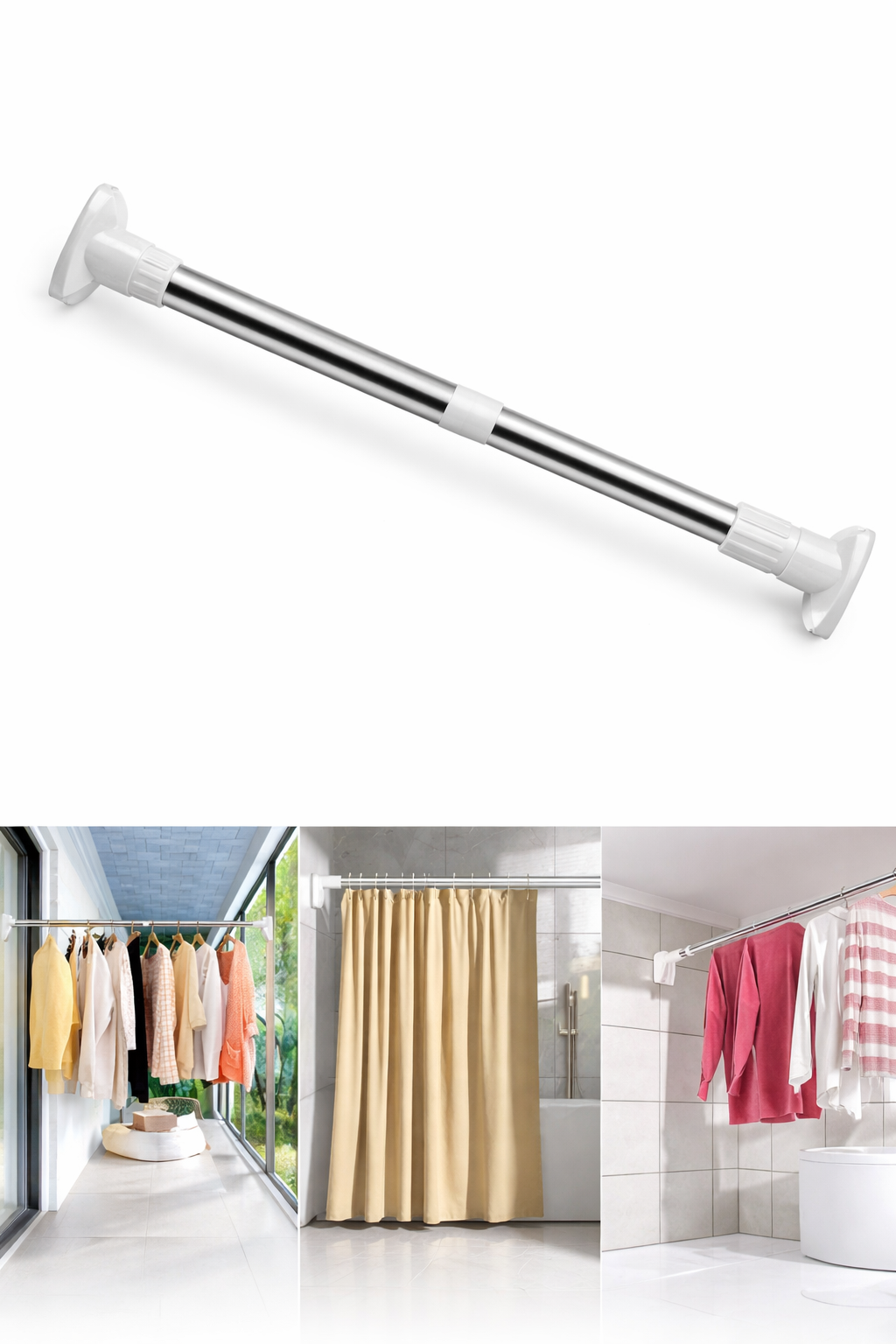 DRILL-FREE ADJUSTABLE TENSION ROD