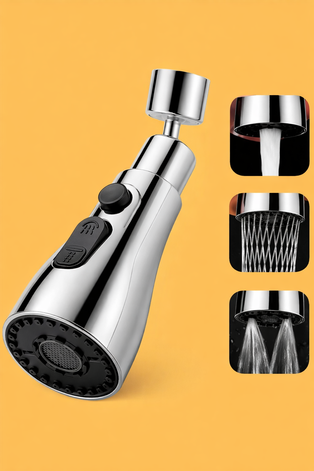 3-MODE KITCHEN SINK FAUCETS