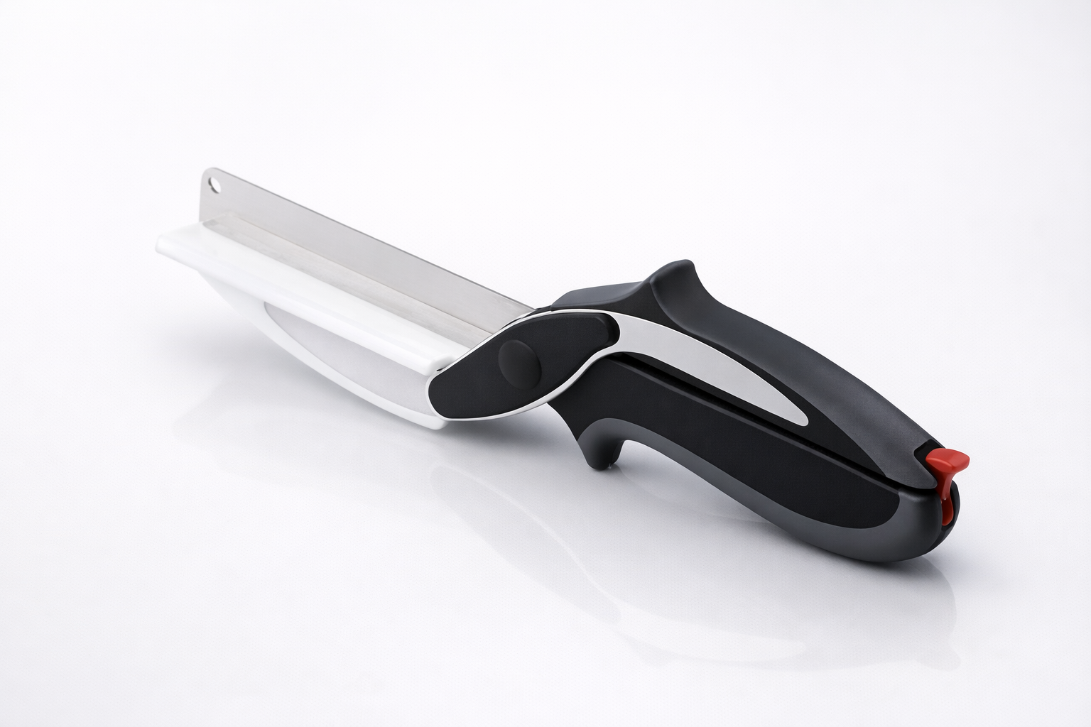 2-IN-1 KITCHEN CLEAVER CUTTER WITH BUILT-IN CHOPPER BOARD