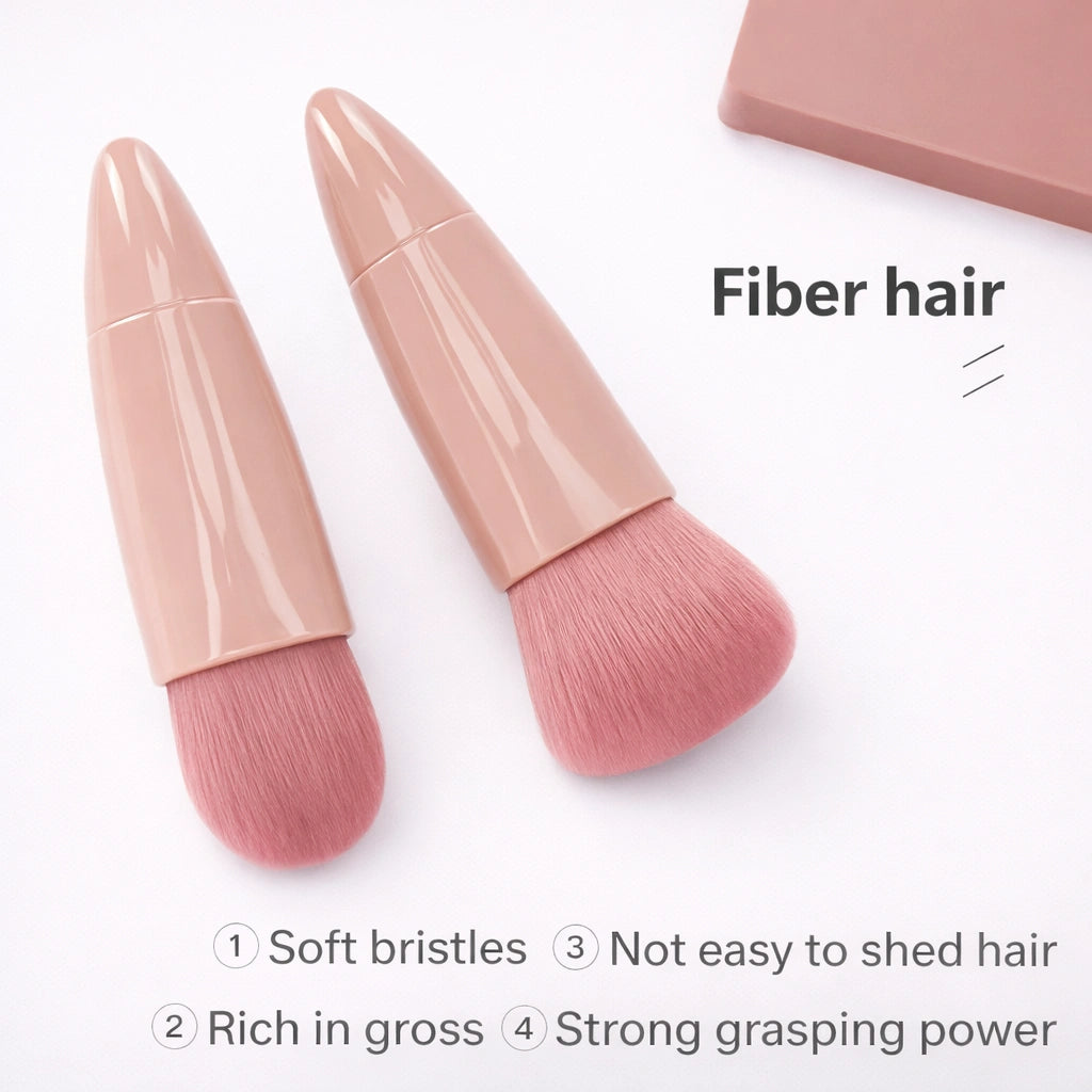 5-IN-1 MIRROR BUILT-IN MAKEUP BRUSH SET
