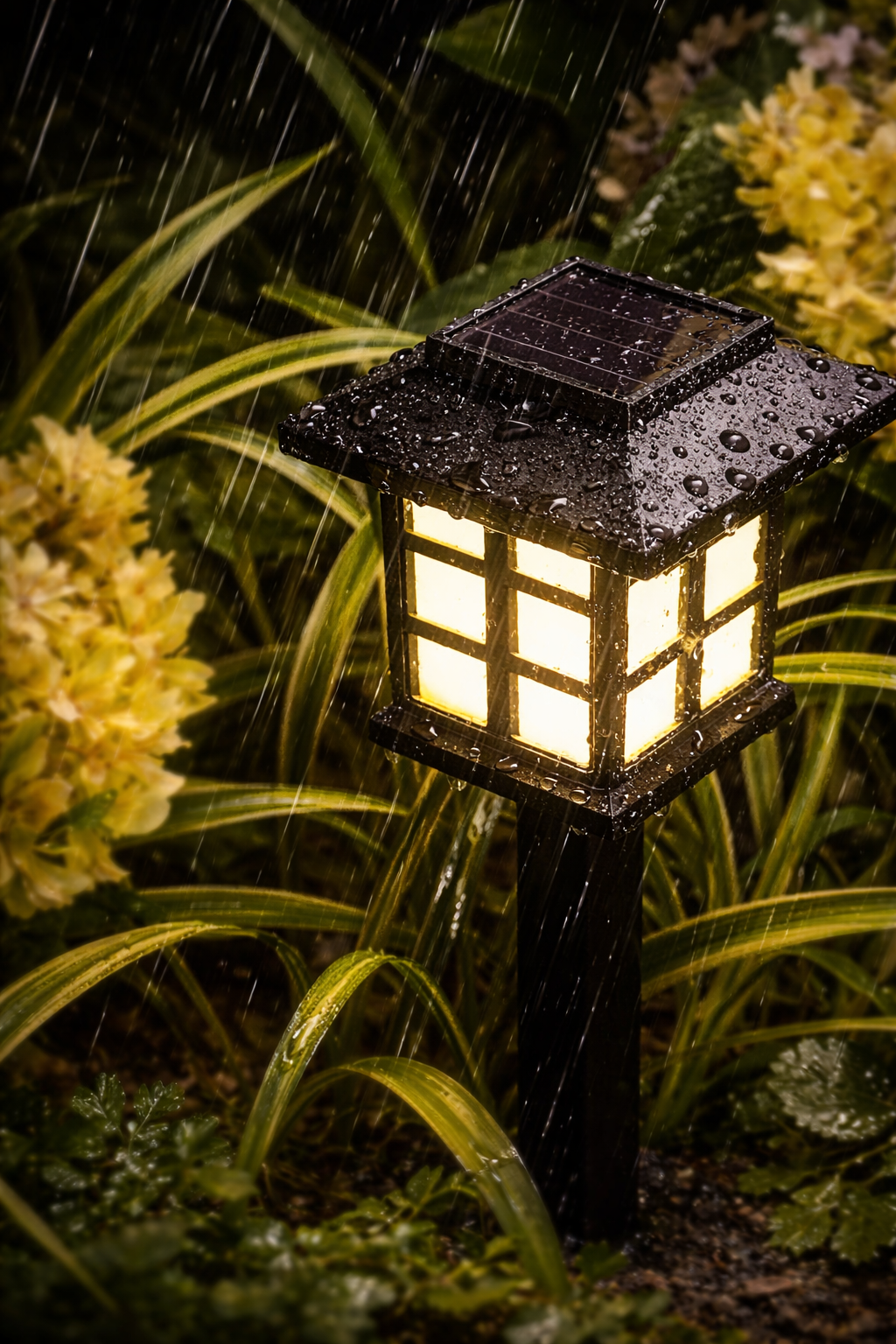 SOLAR GARDEN YARD LIGHTS FOR OUTDOOR USE (PACK OF 6)