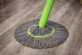 SELF TWISTING WATER ROTATING MOP WITH MICROFIBER HEAD