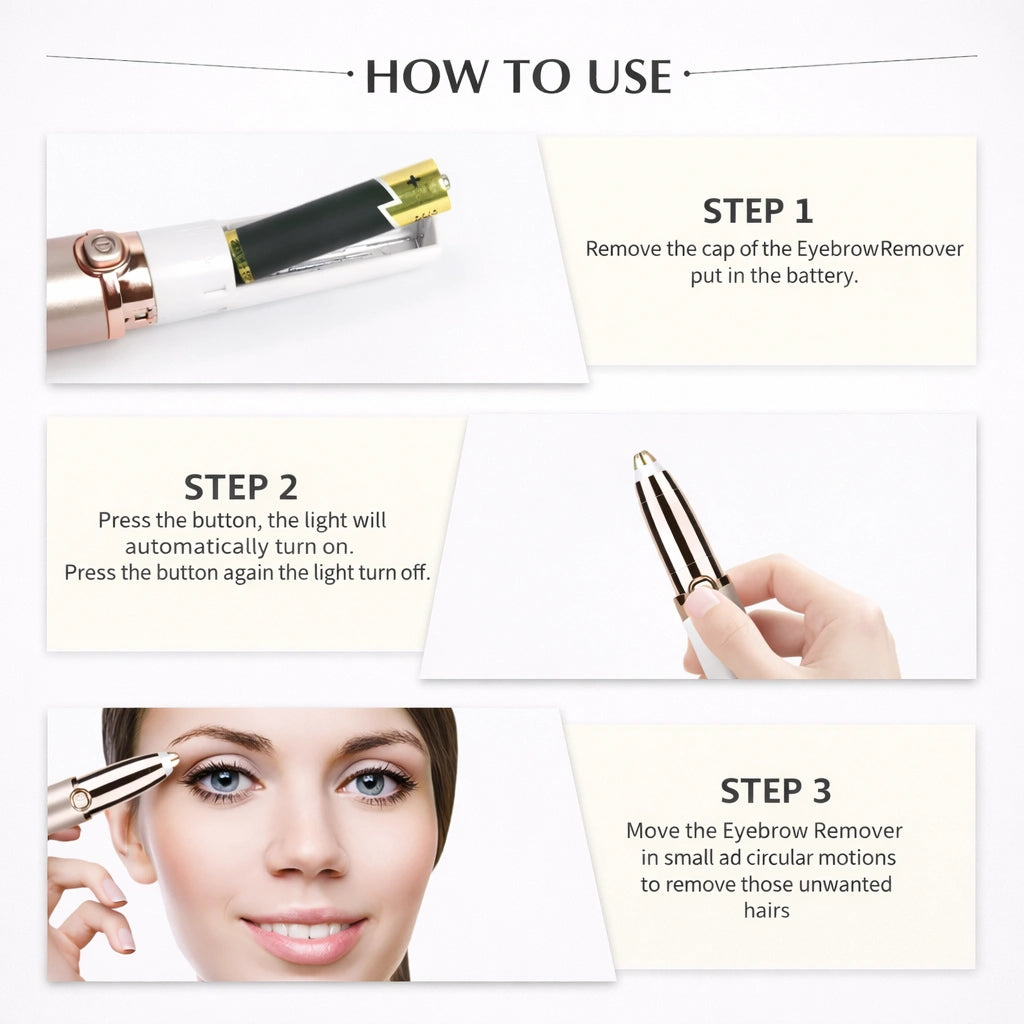 FLAWLESS EYEBROW TRIMMER FOR WOMEN