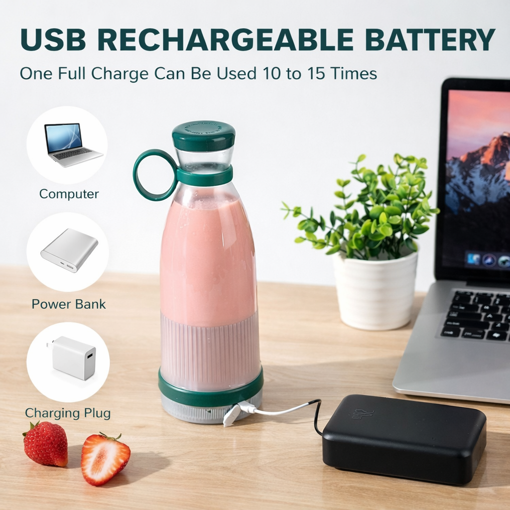 PORTABLE MINI JUICER BLENDER