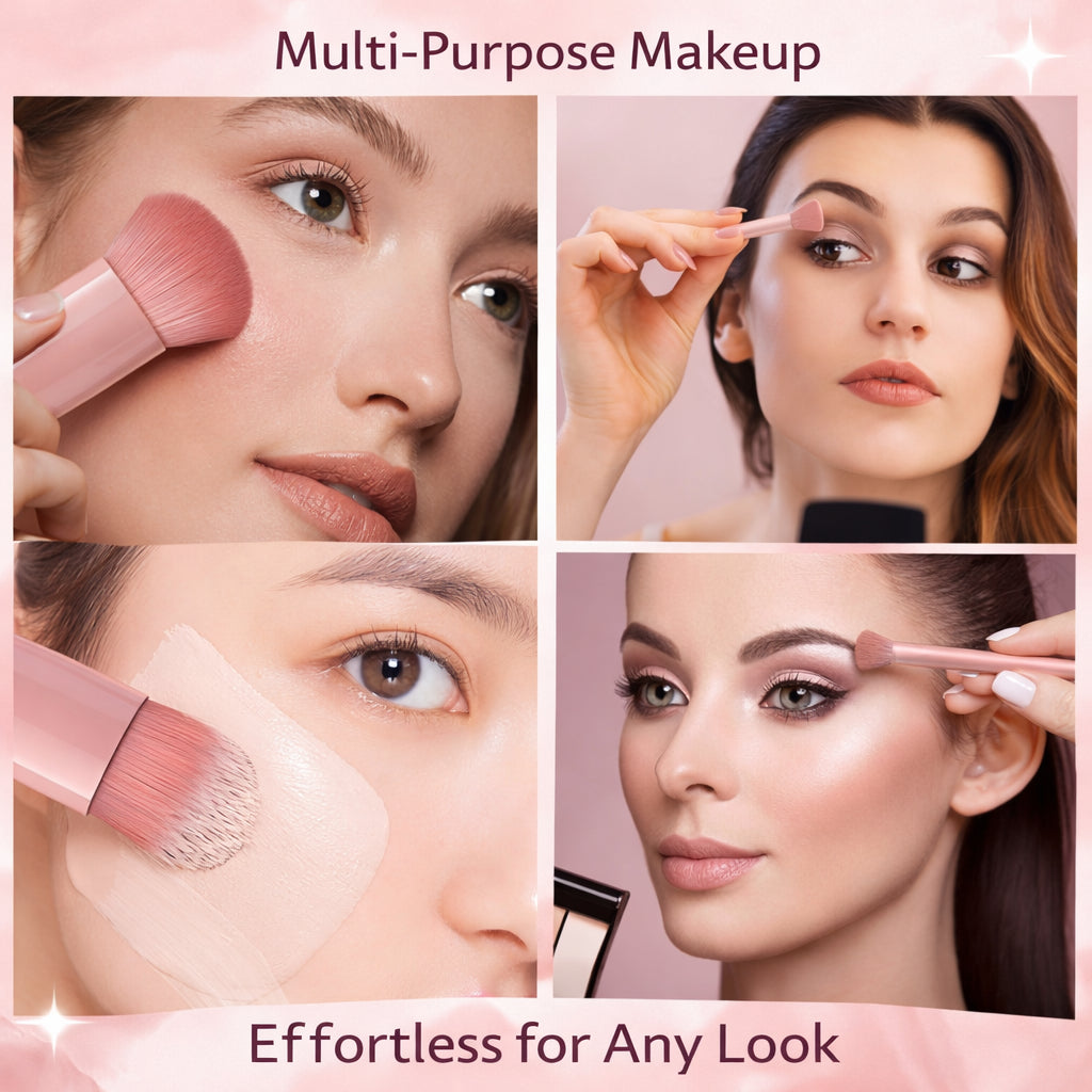 5-IN-1 MIRROR BUILT-IN MAKEUP BRUSH SET