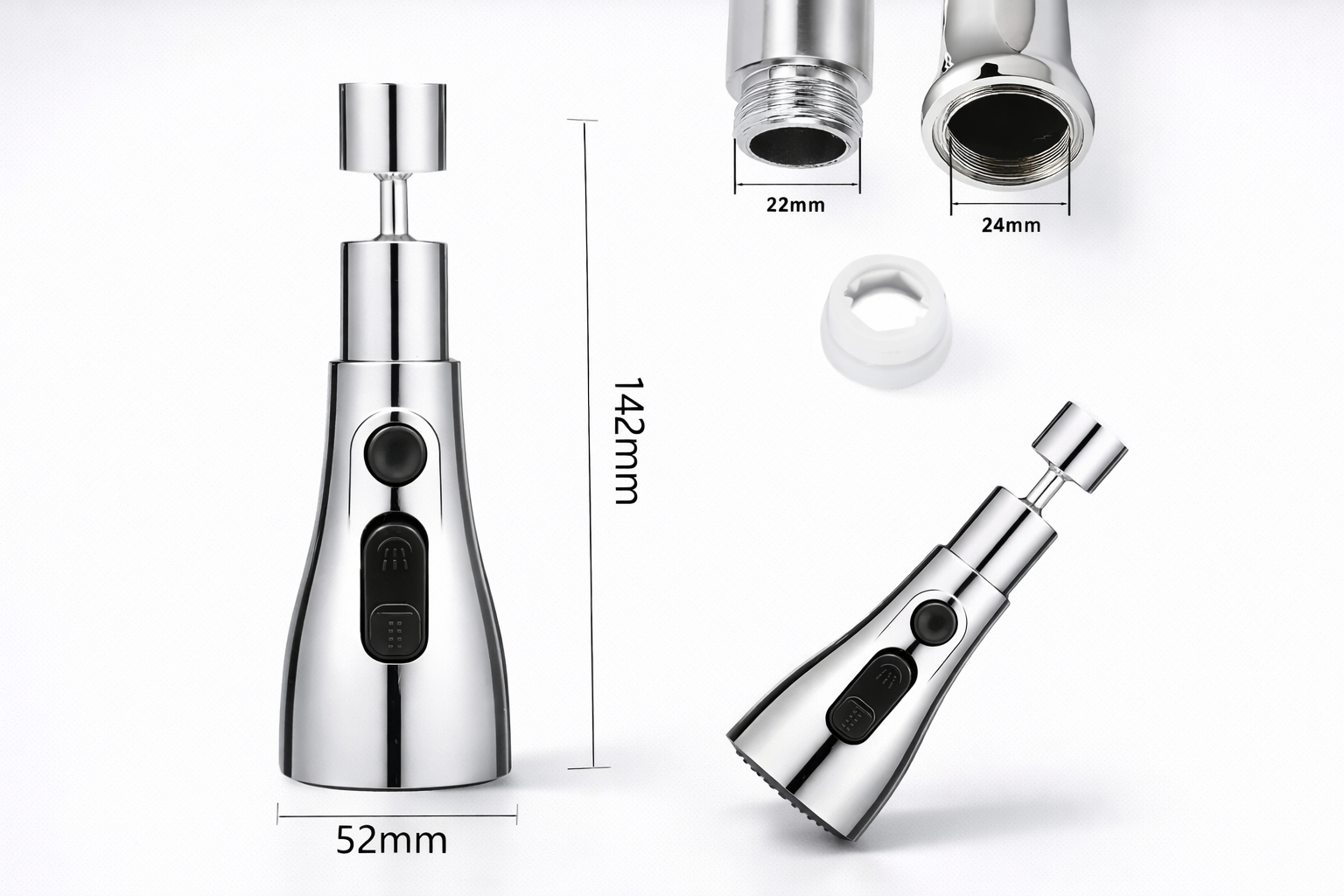 3-MODE KITCHEN SINK FAUCETS