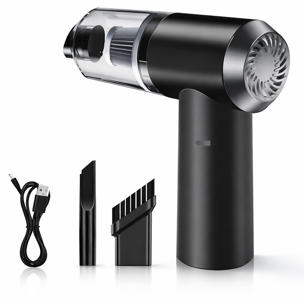 PORTABLE WIRELESS VACUUM SUCTION CLEANER & AIR DUSTER