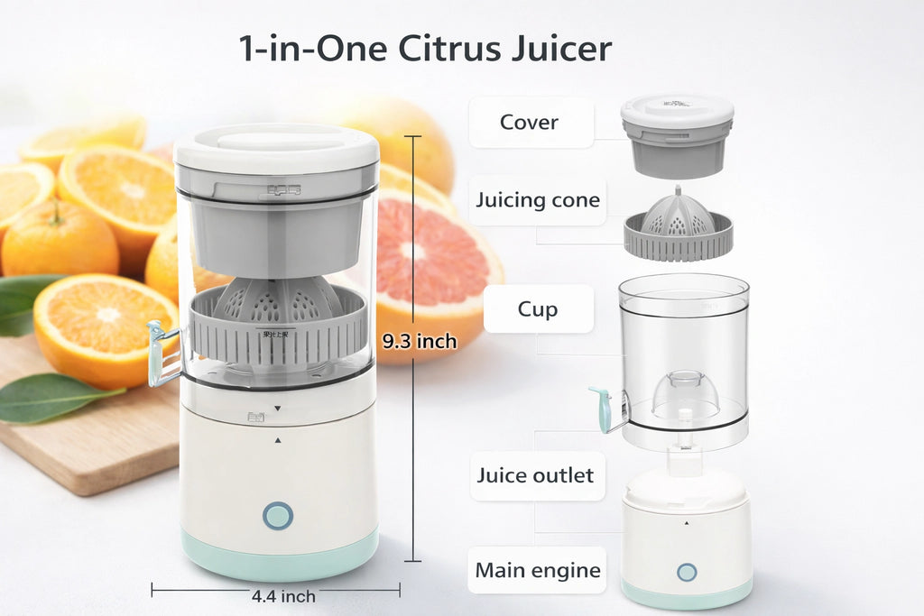 PORTABLE USB RECHARGEABLE MINI JUICER BLENDER