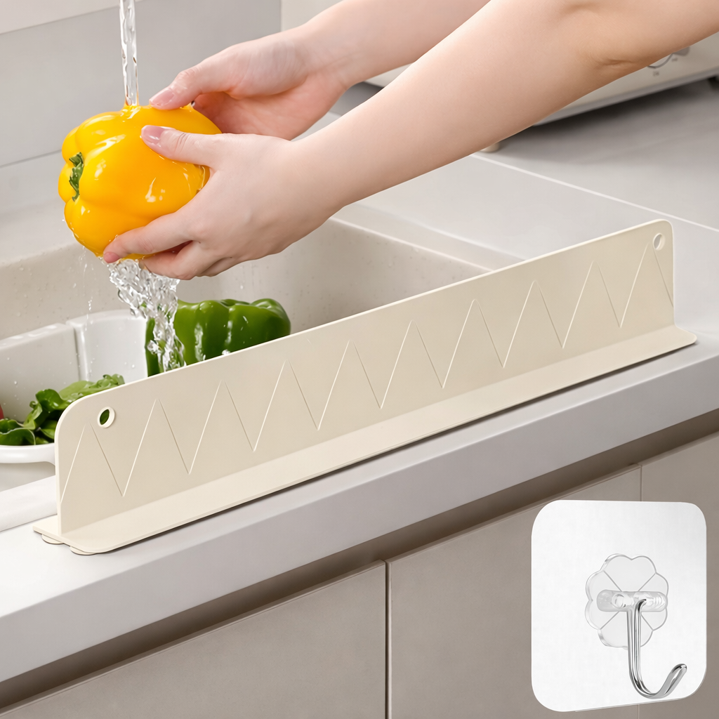 SILICONE SINK SPLASH GUARD WATER BAFFLE (PACK OF 2)