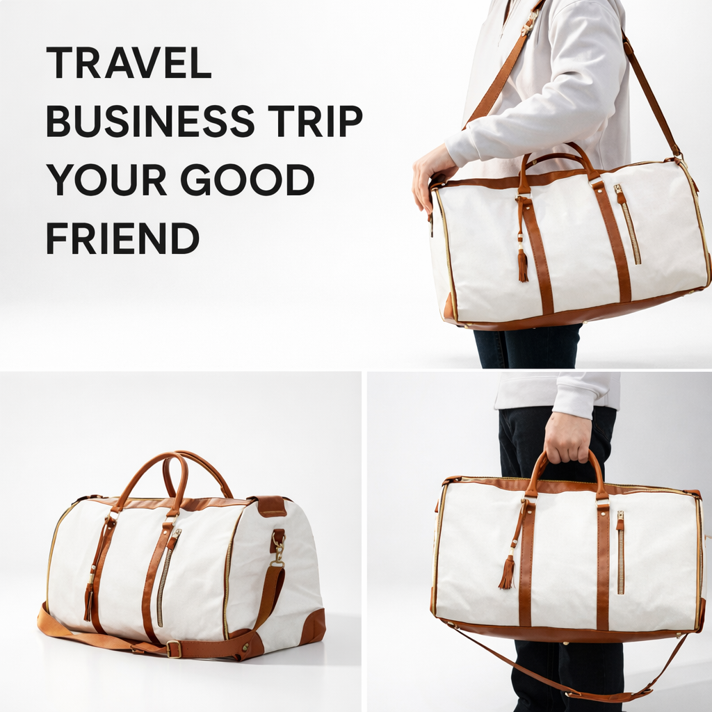 CONVERTIBLE GARMENT BAG FOR TRAVEL