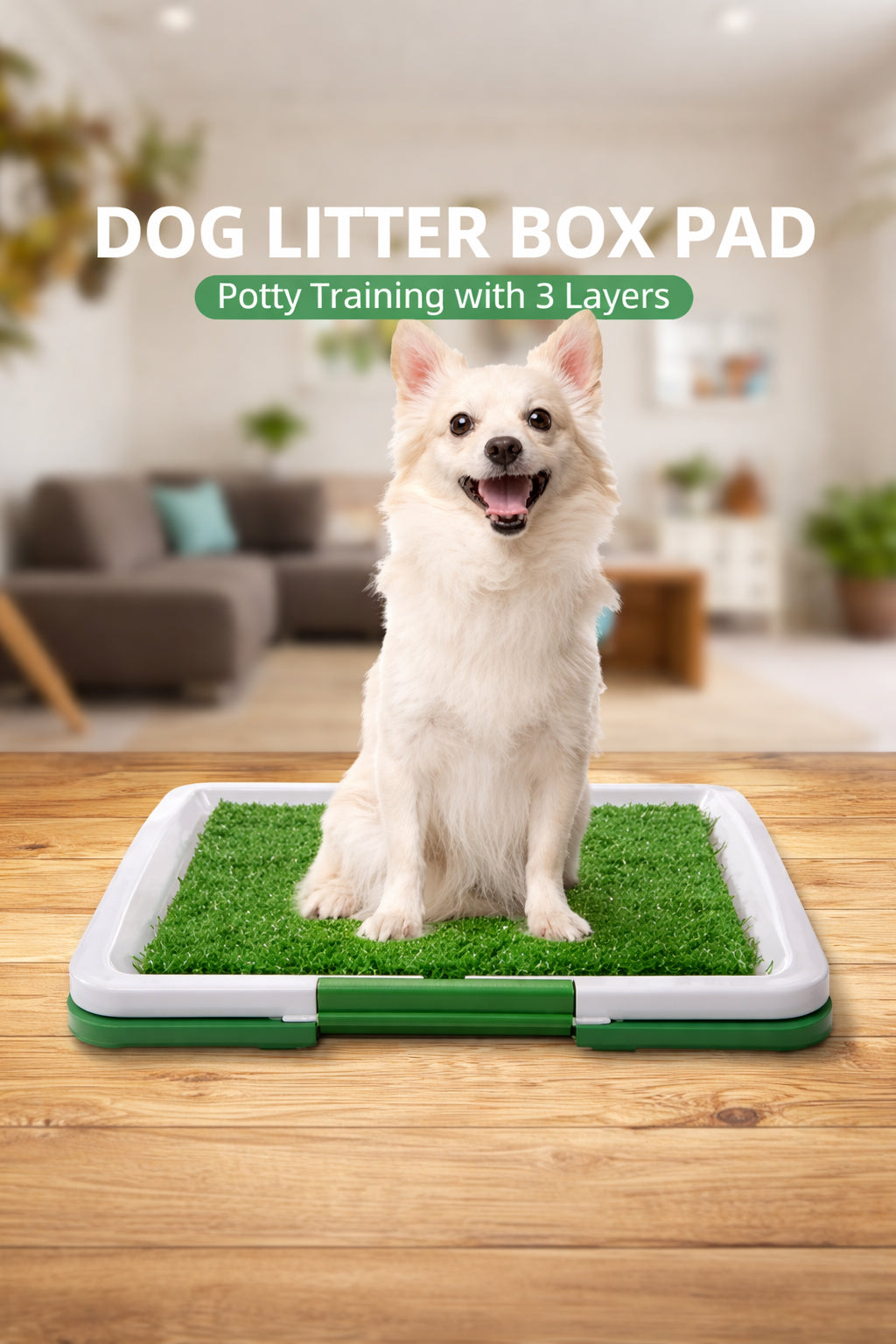 WASHABLE & REUSABLE PUPPY POTTY TRAINING PAD