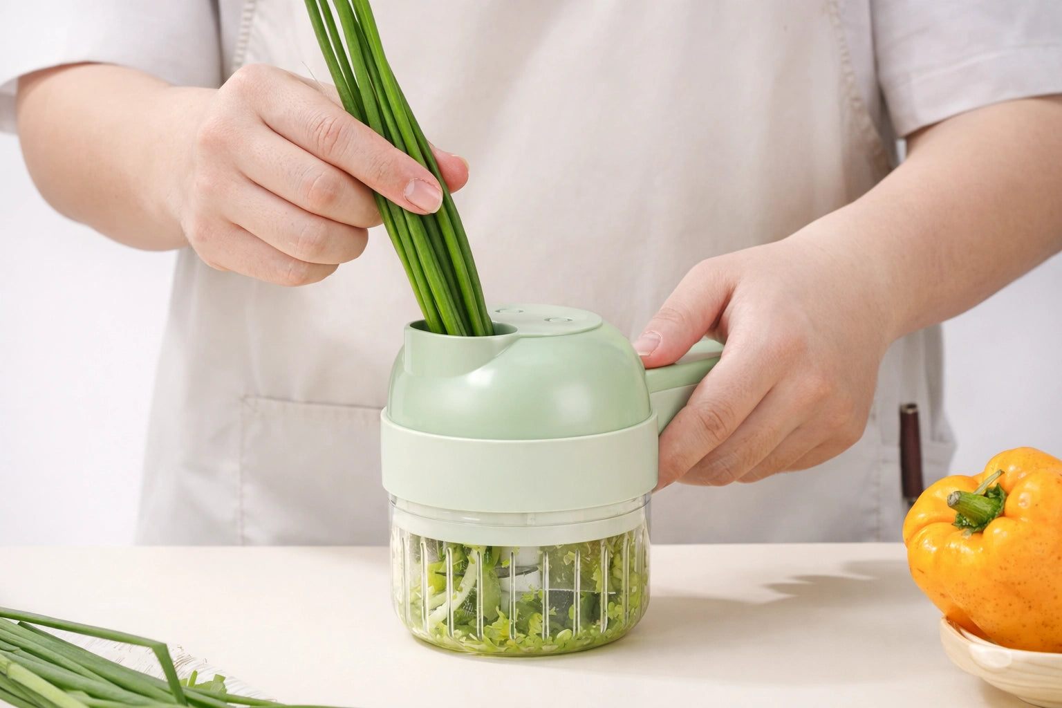 4-IN-1 PORTABLE ELECTRIC VEGETABLE CUTTER