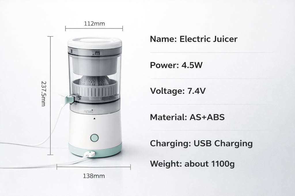 PORTABLE USB RECHARGEABLE MINI JUICER BLENDER
