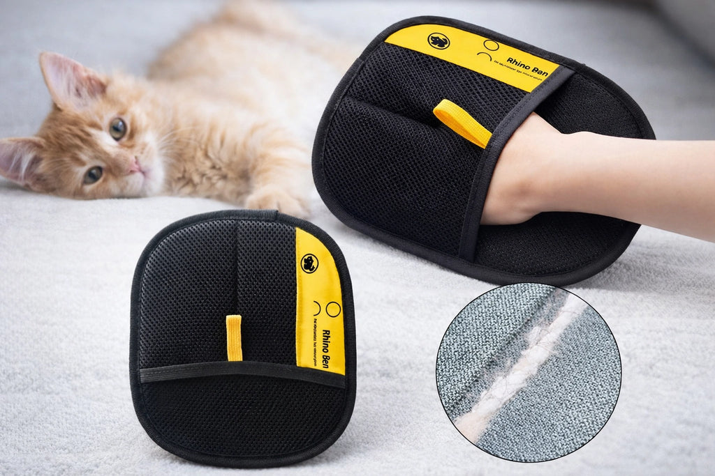 PET HAIR REMOVAL GLOVES