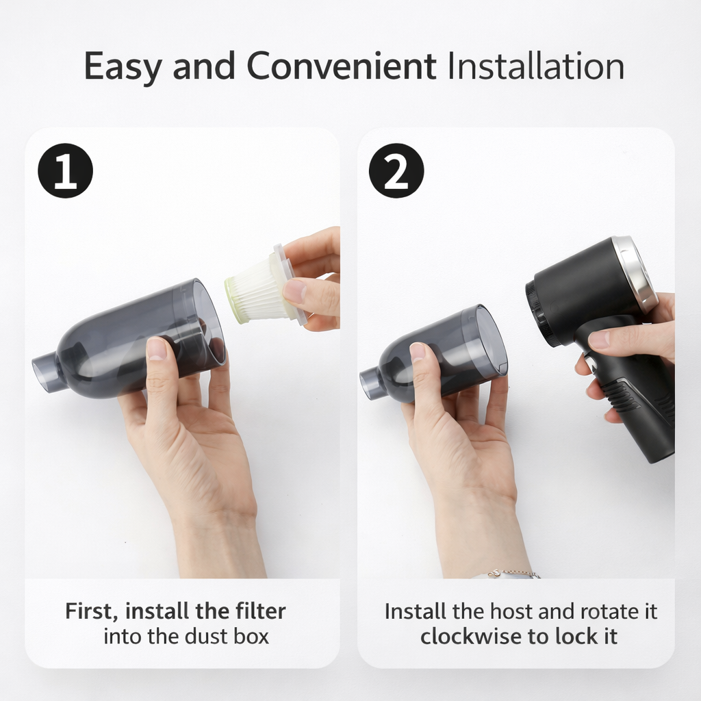 PORTABLE WIRELESS VACUUM SUCTION CLEANER & AIR DUSTER