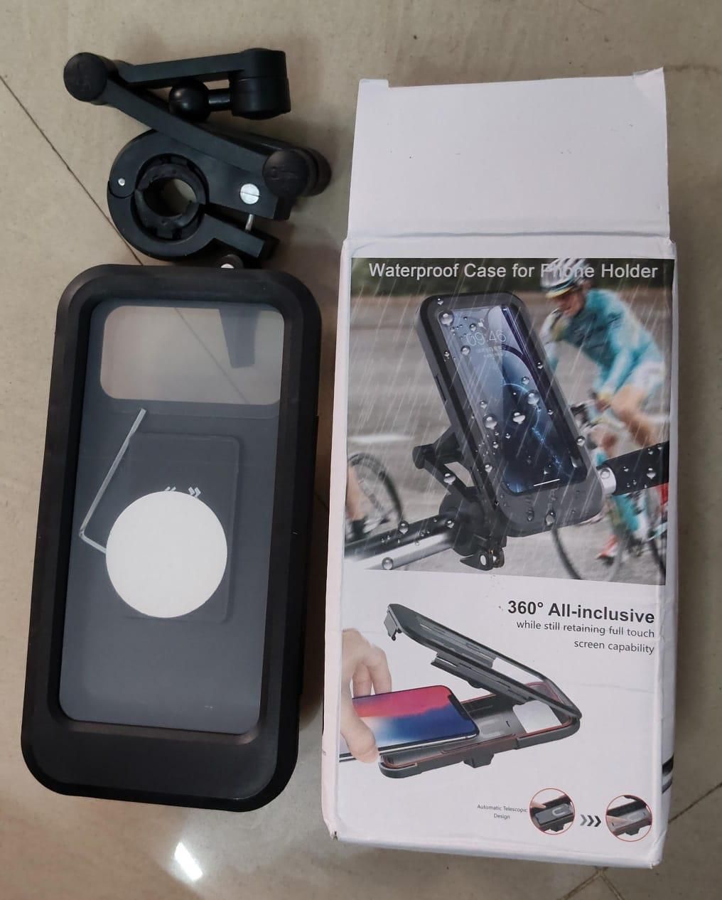 UNIVERSAL 360° ROTATING WATERPROOF BIKE MOBILE PHONE HOLDER