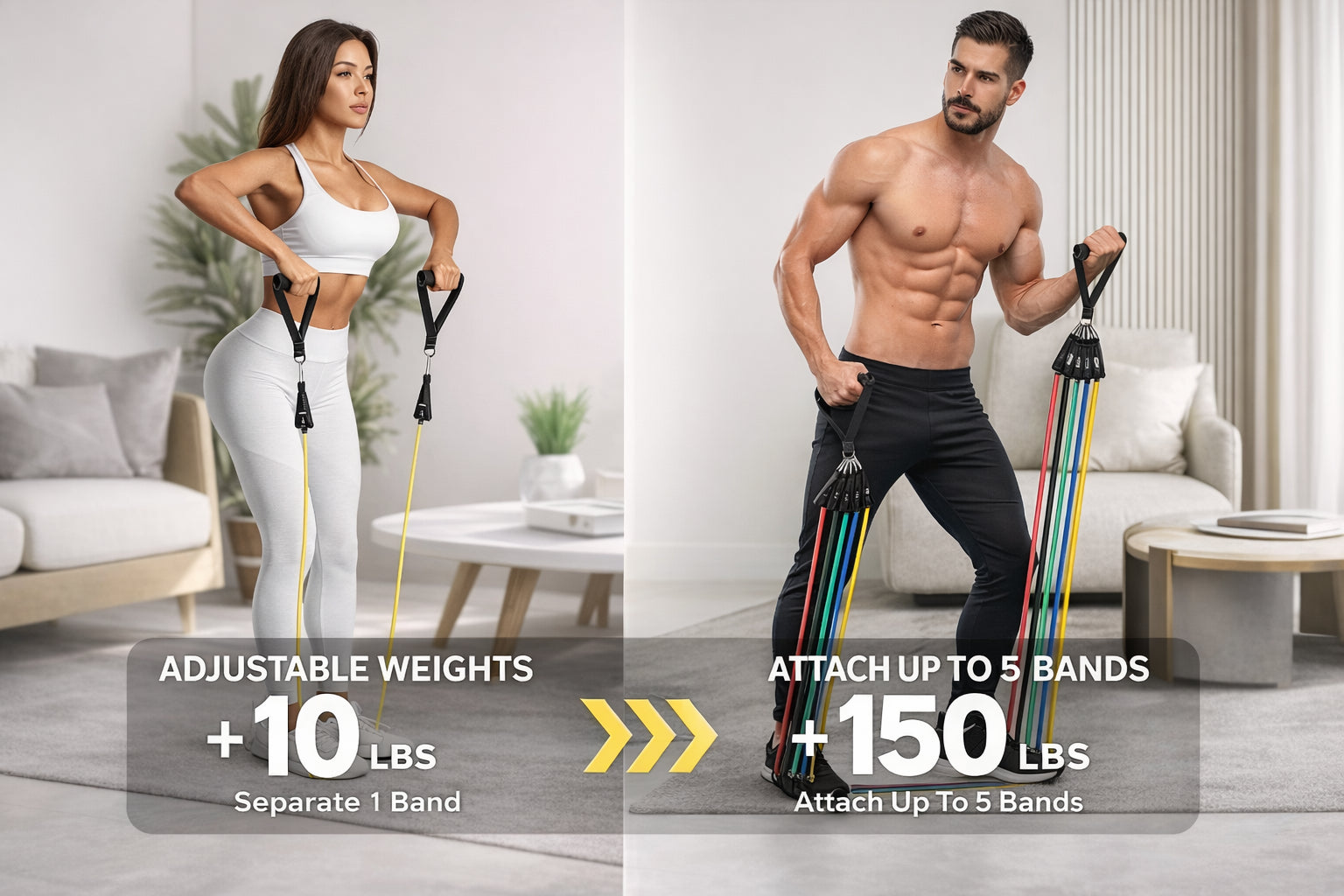 HEAVY RESISTANCE BAND SET