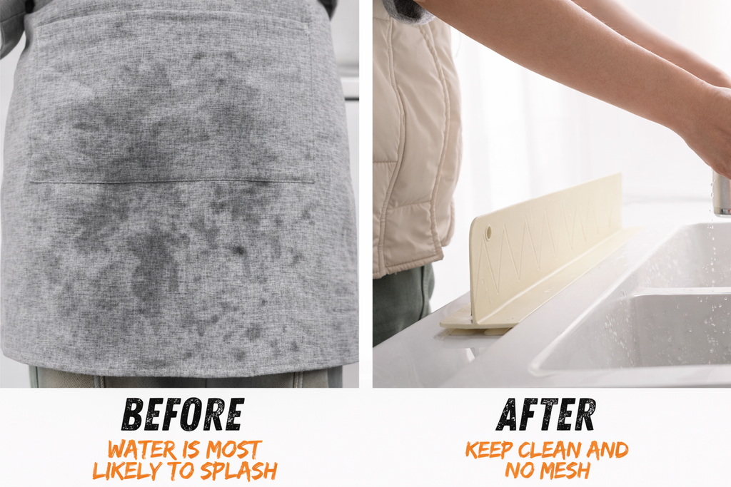 SILICONE SINK SPLASH GUARD WATER BAFFLE (PACK OF 2)