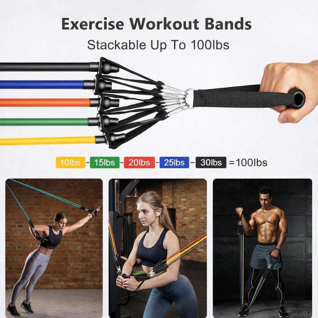 HEAVY RESISTANCE BAND SET