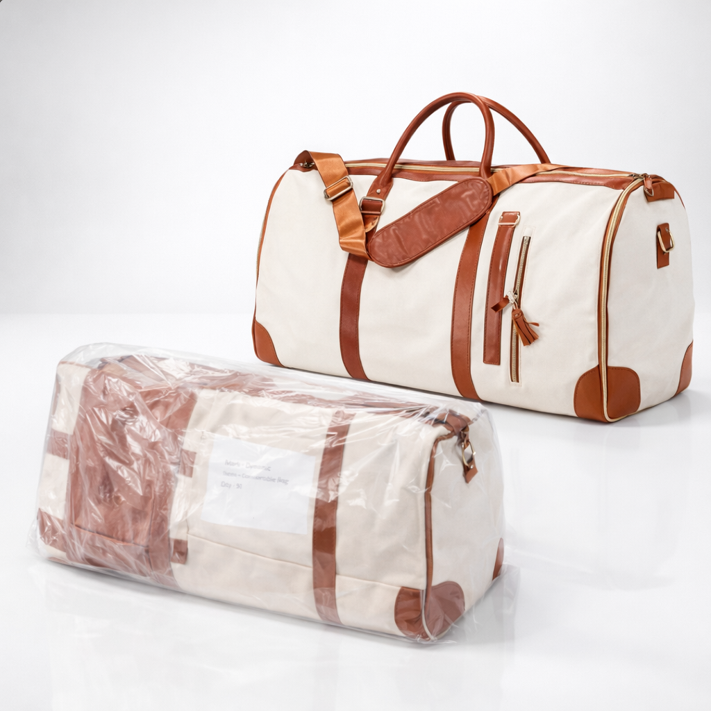 CONVERTIBLE GARMENT BAG FOR TRAVEL