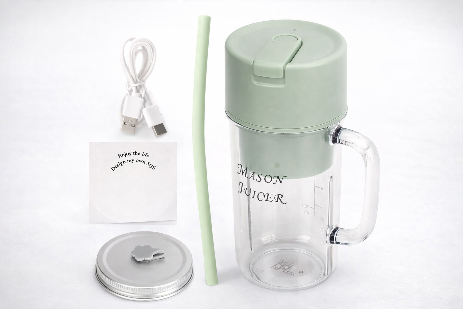 6-BLADE USB RECHARGEABLE SMART BLENDER