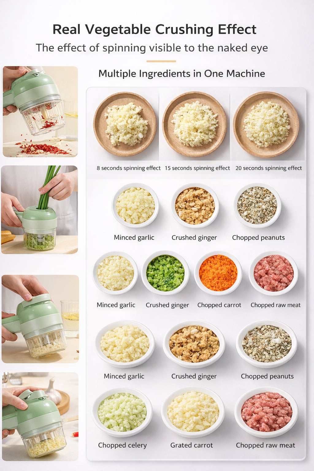 4-IN-1 PORTABLE ELECTRIC VEGETABLE CUTTER