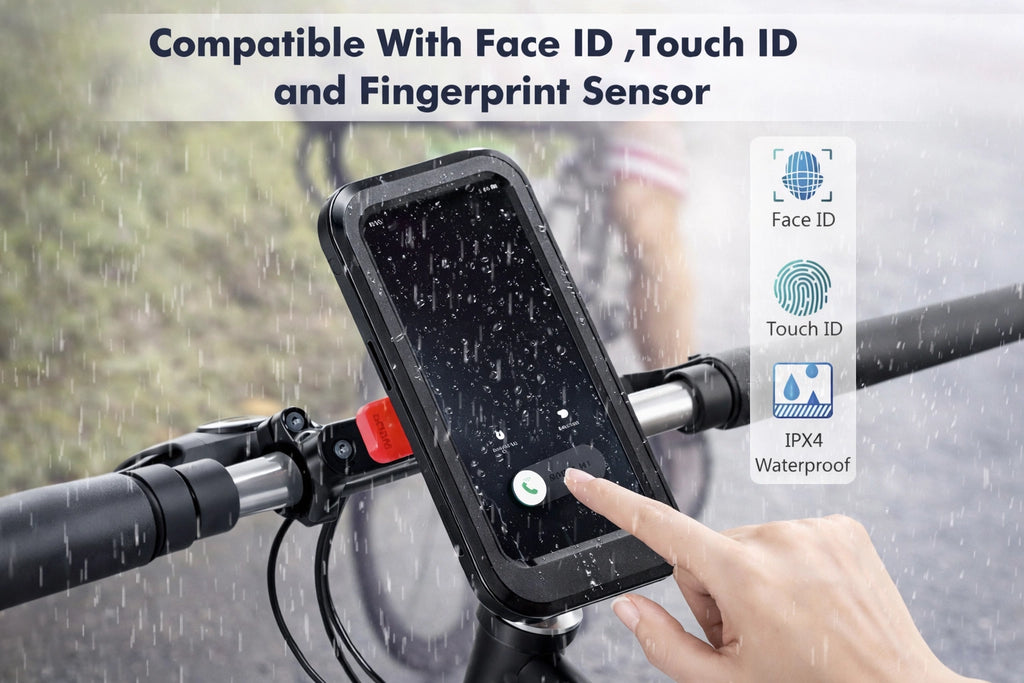 UNIVERSAL 360° ROTATING WATERPROOF BIKE MOBILE PHONE HOLDER