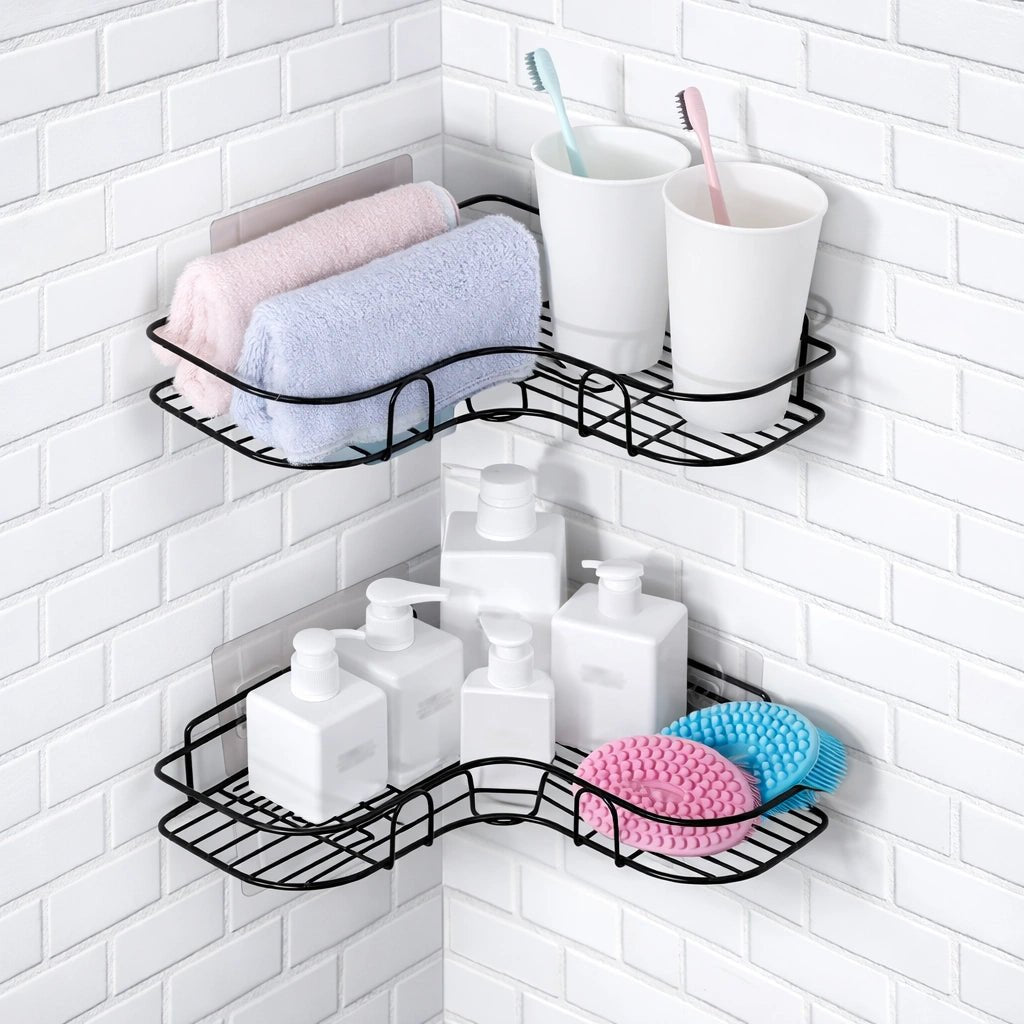 STAINLESS STEEL CORNER SHELF RACK - ZIGTREND