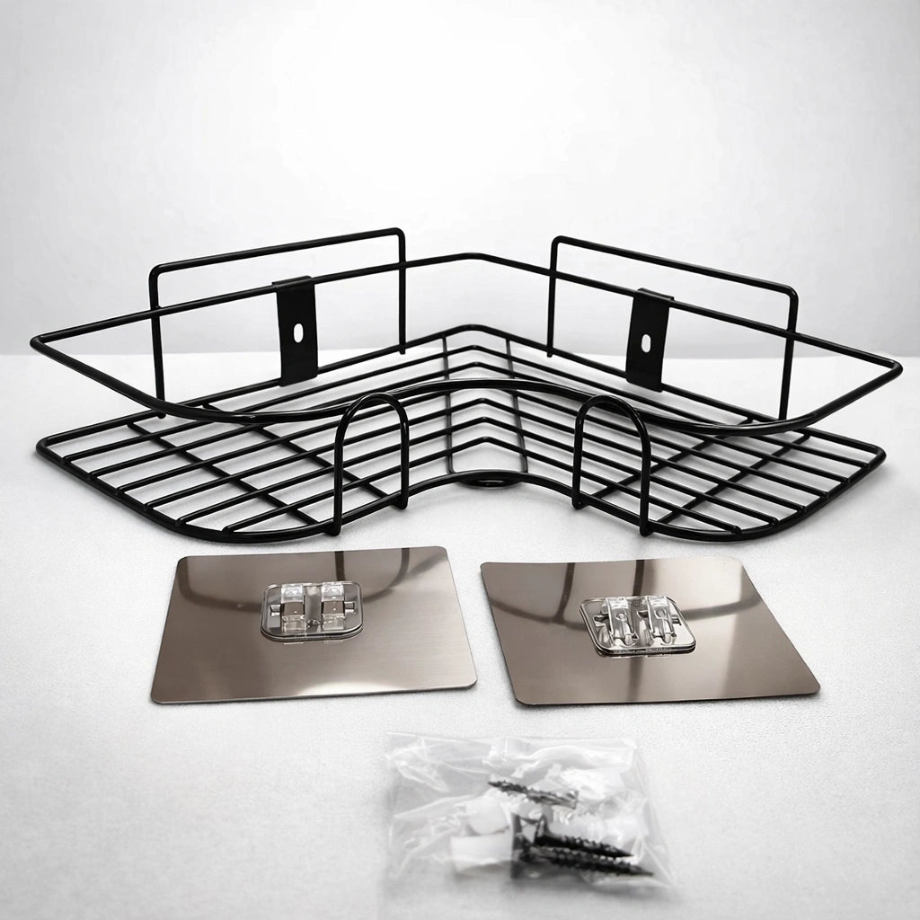 STAINLESS STEEL CORNER SHELF RACK - ZIGTREND